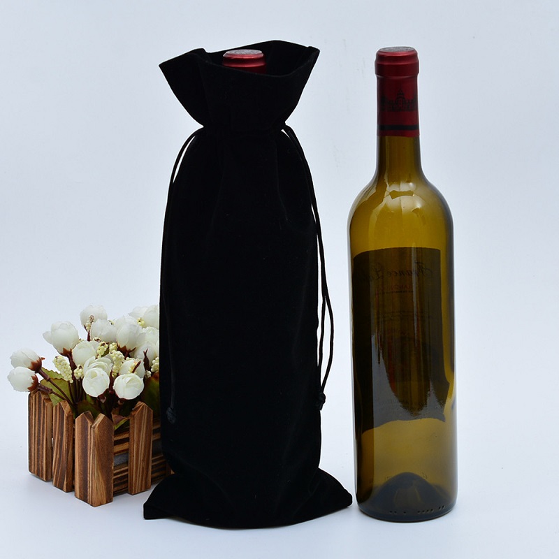 ถุงผ้าไหมถุงไวน์องุ่นถุงป้องกันถุงแชมเปญฝาขวดขายส่ง